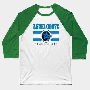 Angel Grove Athletics - Blue Baseball T-Shirt